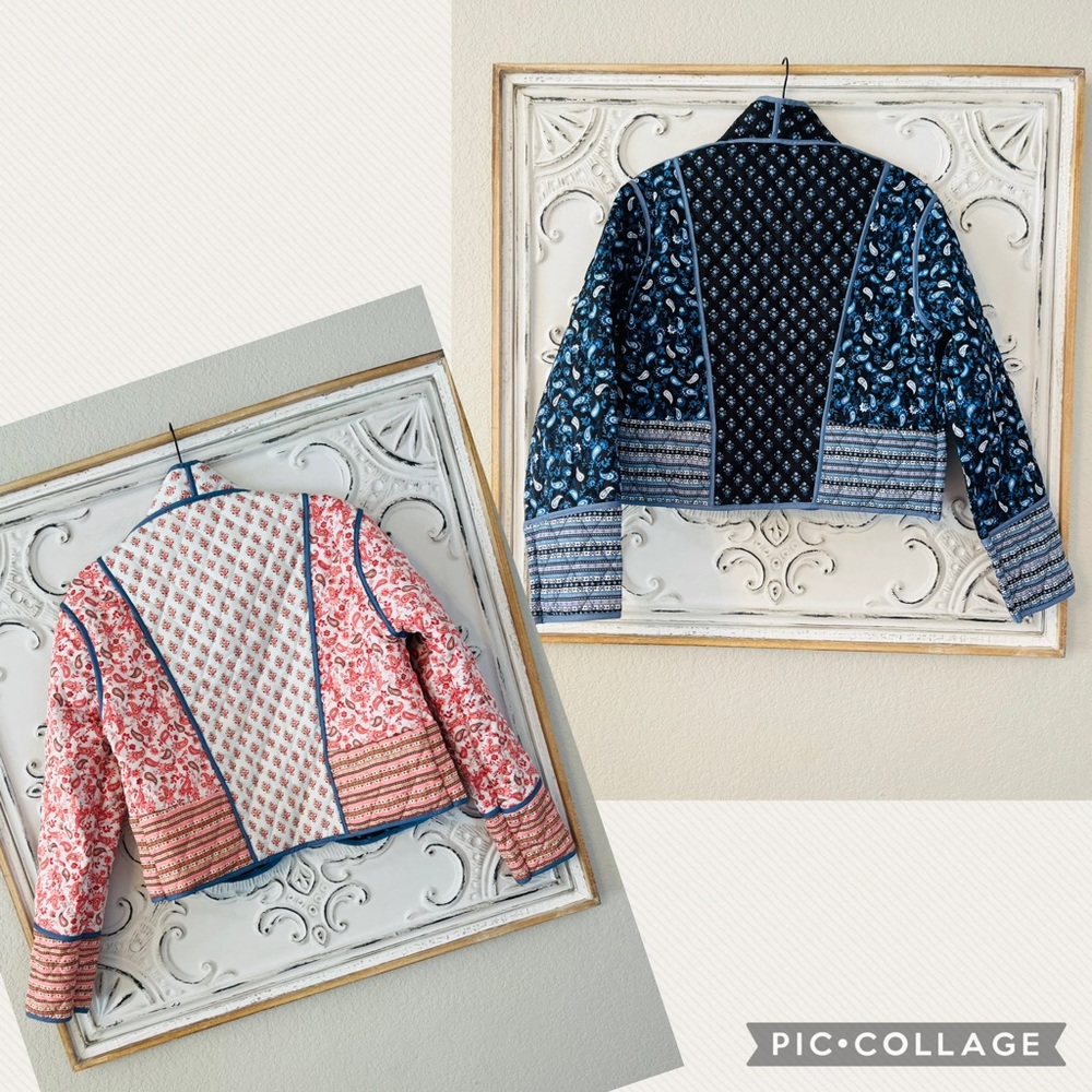 ATTRIA Y2K REVERSIBLE QUILTED PATCHWORK JACKET CO… - image 3
